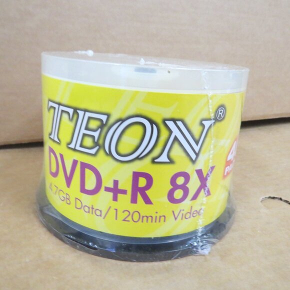 TEON DVD+R RW 8X 4.7GB Data/ 120min Video 40 Pack Recordable Media NEW Sealed - Picture 2 of 5